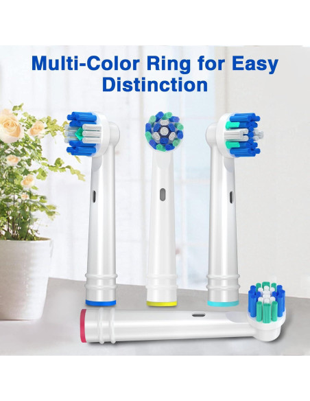 Cabezas de cepillo de repuesto REDTRON para Oral B - 16 piezas