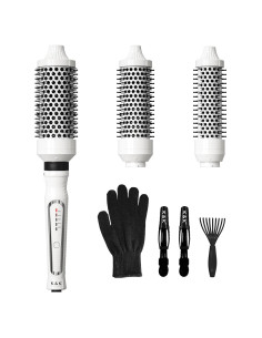 Set de Cepillos Térmicos 3 en 1 K&K - Calentamiento Rápido