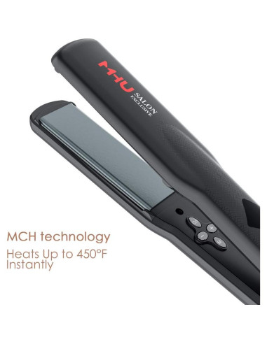 Plancha de Pelo Profesional MHU 2 en 1 Cerámica 3.18 cm