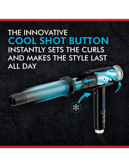 Varita Rizador CHI Lava Curl Shot - Rizos Voluminosos y Brillantes