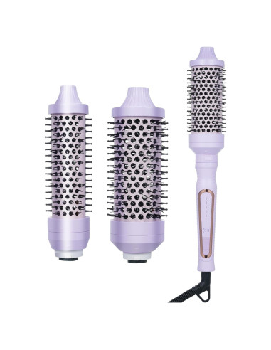 Cepillo Térmico Redondo Sonew 3 en 1 con 3 Cabezas Desmontables