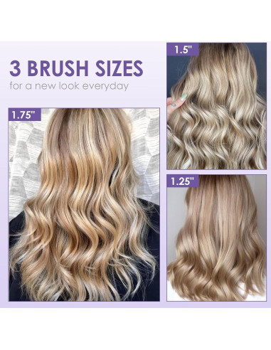 Cepillo Térmico Redondo Sonew 3 en 1 con 3 Cabezas Desmontables