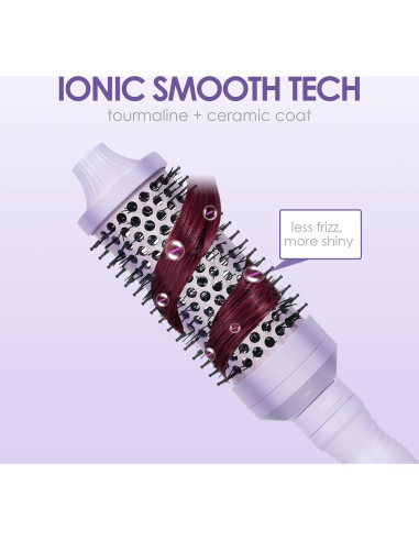 Cepillo Térmico Redondo Sonew 3 en 1 con 3 Cabezas Desmontables