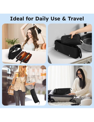 Bolsa de Viaje MOKURA para Herramientas de Pelo Negra