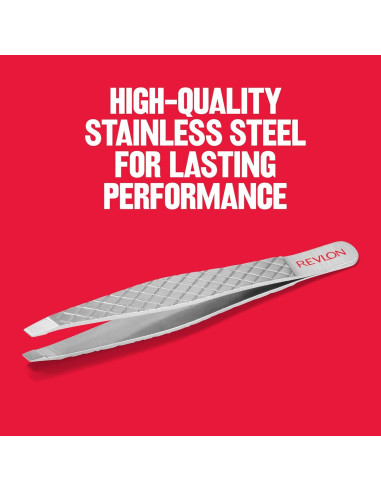 Pinzas de Punta Inclinada Revlon Ultimate - Acero Inoxidable