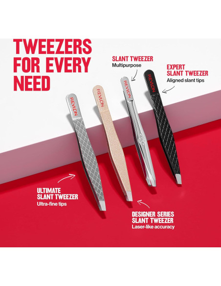 Pinzas de Punta Inclinada Revlon Ultimate - Acero Inoxidable