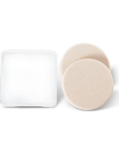 Esponjas de Maquillaje Redondas OWLFAVO 2 Pcs con Estuche 2