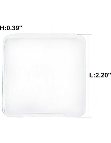 Esponjas de Maquillaje Redondas OWLFAVO 2 Pcs con Estuche