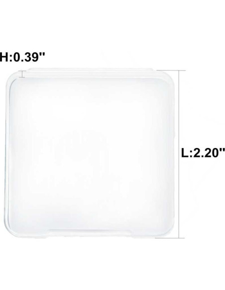 Esponjas de Maquillaje Redondas OWLFAVO 2 Pcs con Estuche