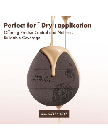 Juego de Esponjas de Maquillaje Tatami Rosa Rubycell 2 Piezas