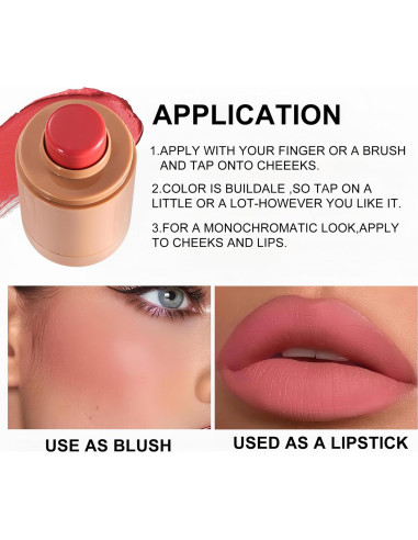 Barra de Rubor Mate MAEPEOR Crema Larga Duración Color H05