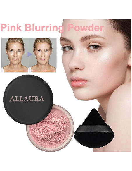Polvo Difuminador AlluraBeauty 81g - Fijador Translúcido para Todos los Tonos