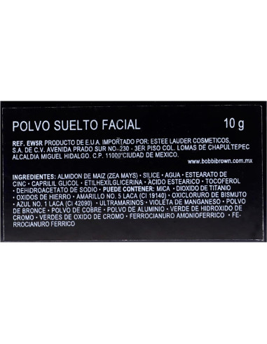 Polvo Suelto Bobbi Brown 6g Miel Suave - Acabado Natural