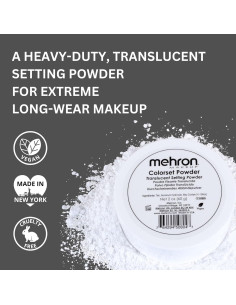 Polvo Translúcido Colorset Mehron 60 g - Fijador Profesional 2