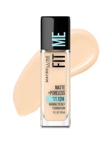 Paquete Maybelline Corrector de Ojeras + Base Fit Me Beige Claro