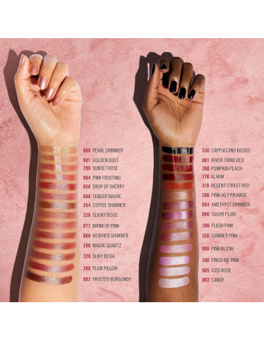 Labial Larga Duración Rimmel London Burdeos Escarchado 3.98g