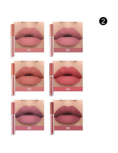 Set de 6 Lápices Labiales Líquidos Mate Bonnie Choice Nude 2