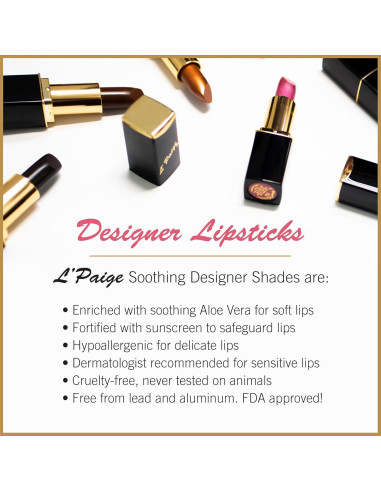 Pintalabios L'Paige L05 Cobre Escarchado 4.5g Hidratante