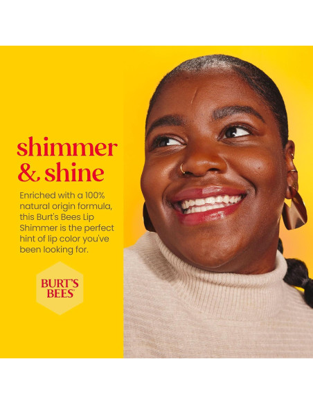 Burt's Bees Lip Shimmer Cereza 100% Natural 1 Tubo 9g