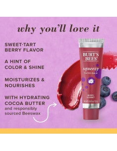 Balm de Labios Tinte Squeezy Burt's Bees Sabor Sandía 12.2 g 2