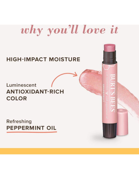 Brillo Labial Burt's Bees Pomelo 100% Natural 1 Tubo