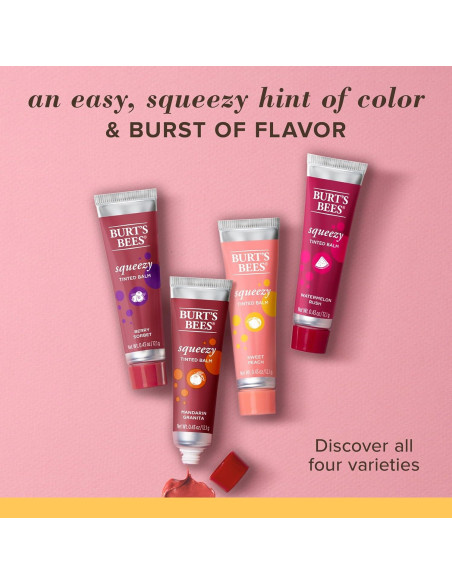 Balm de Labios Tinte Squeezy Burt's Bees Sabor Sandía 12.2 g
