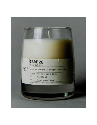 Vela Clásica Le Labo CADE 26 245g Aroma Ahumado
