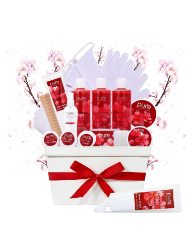 Cesta de Regalo Spa Rachelle Parker - Flor de Cerezo Japonés 2.6kg