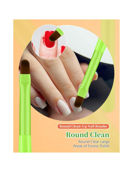 Juego de 3 Pinceles Limpiadores de Uñas OPI Verde Brillante Juego de 3 Pinceles Limpiadores de Uñas OPI Verde Brillante