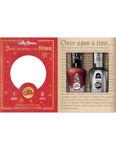 Sally Hansen Miracle Gel Dúo Esmalte Uñas 29.57ml Rojo Brillante