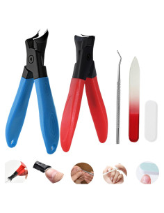 Juego de 5 Piezas Cortauñas SeleneTenderaes Acero Inoxidable