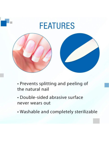 Lima de Uñas Tek Mini con Estuche 7.62 cm - Beauty Exchange