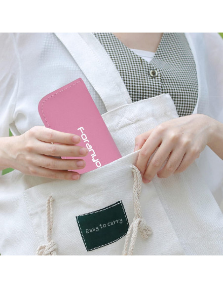 Juego de 6 limas de vidrio para uñas Foranyo - Negros