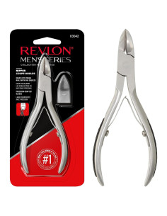 Cortauñas Revlon para hombres, acero inoxidable, ergonómico