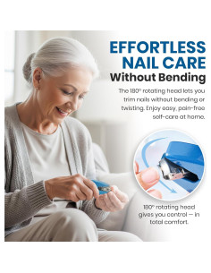 Cortauñas Ergonómico Clippermax - Acero Inoxidable 12.39cm 2