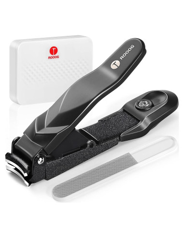 Cortauñas ROOOG Profesional con Recogedor - Alta Resistencia