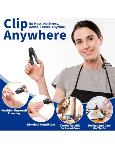 Cortauñas ROOOG Profesional con Recogedor - Alta Resistencia