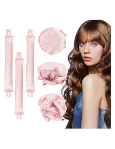 Juego de Rizadores de Cabello Sin Calor RYTABEE - 6 Piezas