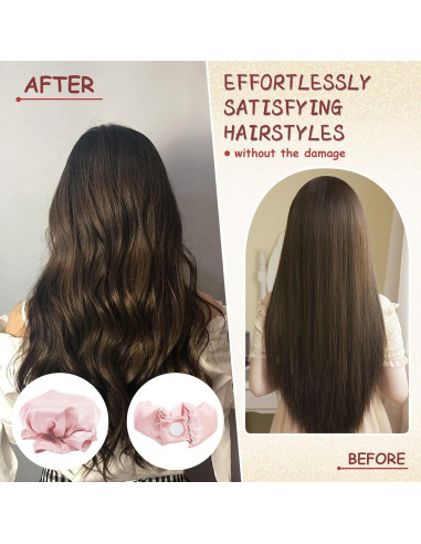 Juego de Rizadores de Cabello Sin Calor RYTABEE - 6 Piezas