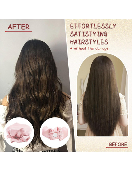 Juego de Rizadores de Cabello Sin Calor RYTABEE - 6 Piezas