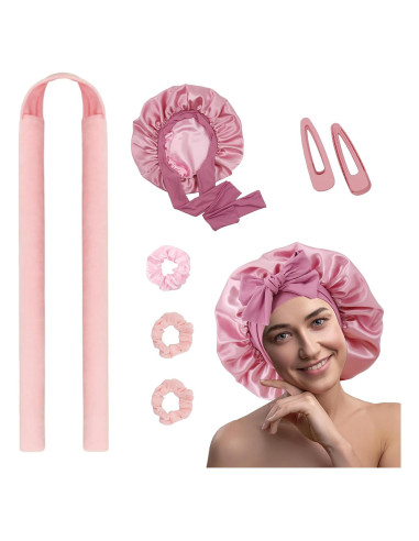 Rizador de Cabello Sin Calor SENGTERM con Bonete de Satén