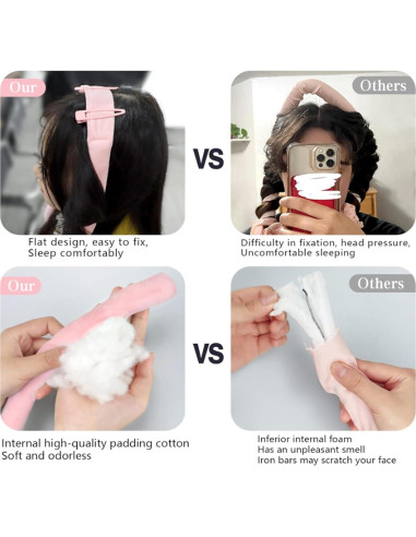 Rizador de Cabello Sin Calor SENGTERM con Bonete de Satén