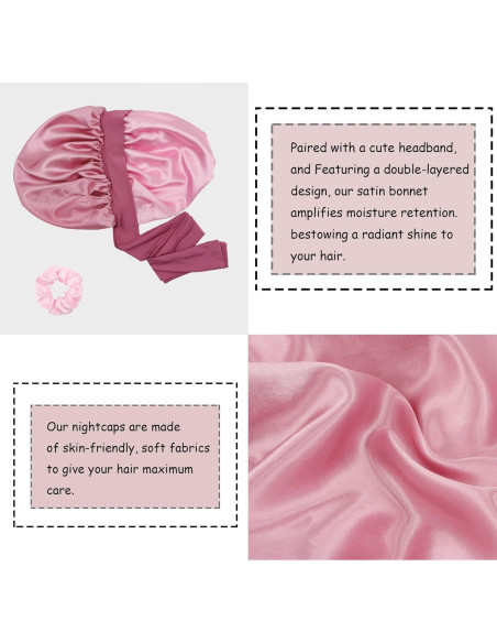 Rizador de Cabello Sin Calor SENGTERM con Bonete de Satén