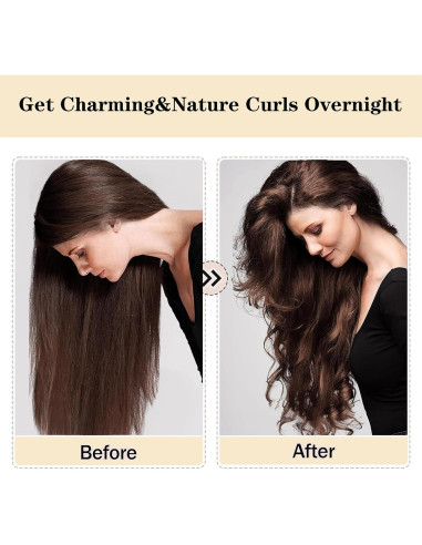 Rizador de Cabello Sin Calor SENGTERM con Bonete de Satén