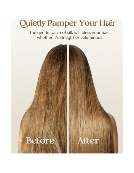 Juego de 2 Fundas de Almohada de Seda Miss Adola 76x51 cm