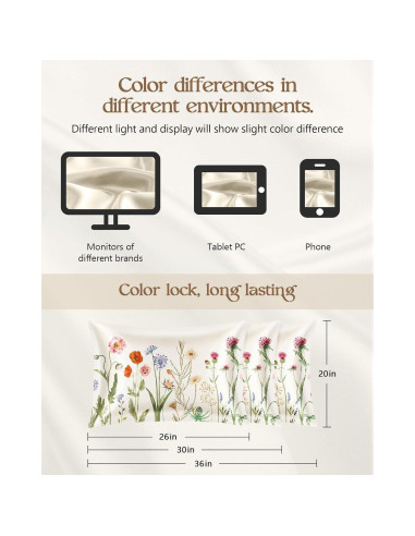 Juego de 2 Fundas de Almohada de Seda Miss Adola 76x51 cm