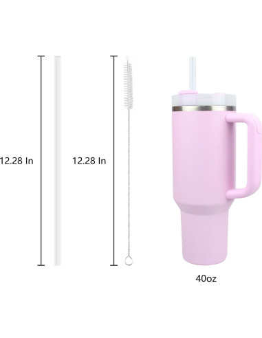 Popotes Reemplazo KLOWOAH para Vaso Stanley 40oz - 6 Piezas