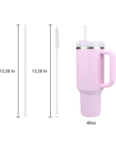 Popotes Reemplazo KLOWOAH para Vaso Stanley 40oz - 6 Piezas