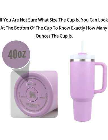 Popotes Reemplazo KLOWOAH para Vaso Stanley 40oz - 6 Piezas