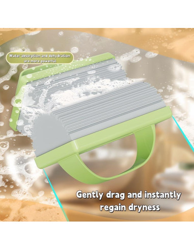 Esponjas de limpieza LUCKYLIGHT 3PCS Verde para zócalos